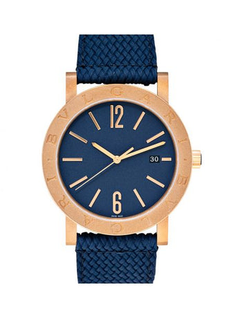 Bvlgari Automatic Blue Dial Men's Watch