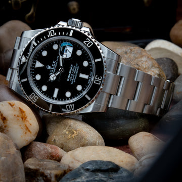 Rolex Steel Submariner Date Watch - Black Bezel - Black Dial - 126610LN