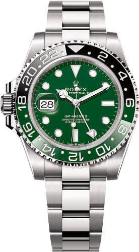 Rolex GMT-Master II "Sprite" 40mm Green Ceramic Dial Cerachrom Bezel Oyster Bracelet - 126729VTNR | 2025 Model